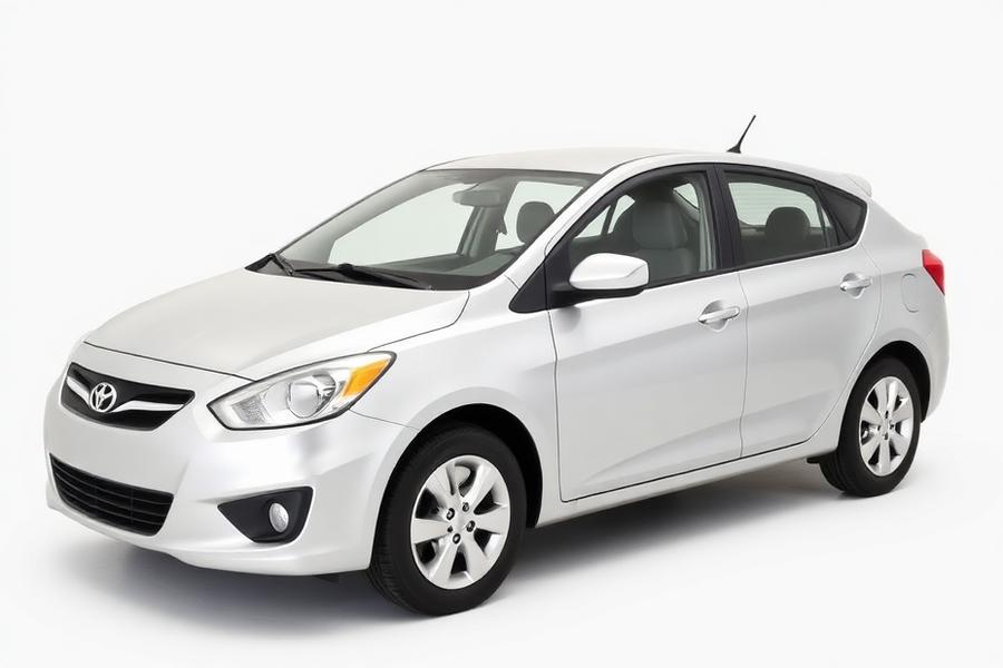 Silver economy sedan available for weekly rental
